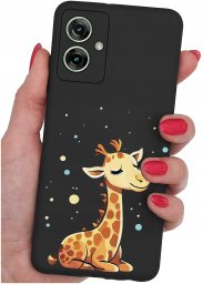 krainaGSM Etui do Motorola Moto G55 5G WZORY |SILIKONOWE MATT CASE + SZKŁO 9H