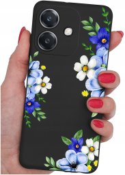 krainaGSM Etui do Oppo A40 | A40M | WZORY | SILIKONOWE MATT SZKŁO 9H