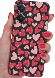 krainaGSM Etui do Oppo A40 | A40M | WZORY | SILIKONOWE MATT SZKŁO 9H