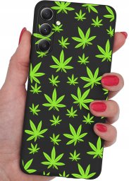 krainaGSM ETUI do Samsung Galaxy A35 | A35 5G CASE WZORY SOFT MATT PLECKI + SZKŁO 9H