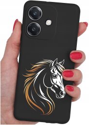 krainaGSM Etui do Oppo A40 | A40M | WZORY | SILIKONOWE MATT SZKŁO 9H