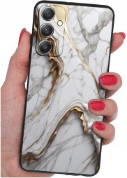 ETUI do Samsung Galaxy M23 5G WZORY |SILIKONOWE MATT CASE + SZKŁO 9H