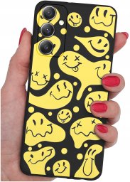 ETUI do Samsung Galaxy M23 5G WZORY |SILIKONOWE MATT CASE + SZKŁO 9H