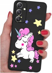 ETUI do Samsung Galaxy M23 5G WZORY |SILIKONOWE MATT CASE + SZKŁO 9H