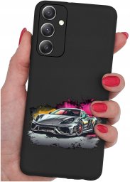 ETUI do Samsung Galaxy M23 5G WZORY |SILIKONOWE MATT CASE + SZKŁO 9H