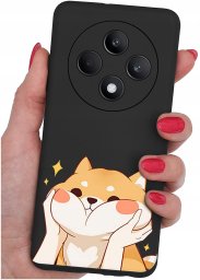krainaGSM Etui do Oppo Reno 12 F 5G | 12 FS 5G SILIKONOWE MATT CASE + SZKŁO 9H