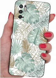 krainaGSM ETUI do Xiaomi Redmi Note 10 5G SILIKONOWE MATT CASE + SZKŁO 9H