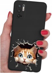 ETUI do Xiaomi Redmi Note 10 5G | WZORY | SILIKONOWE MATT CASE + SZKŁO 9H