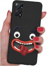 krainaGSM ETUI do Xiaomi Redmi Note 11 Pro | WZORY | SILIKONOWE MATT CASE + SZKŁO 9H