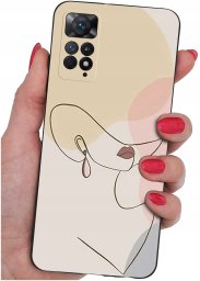 krainaGSM ETUI do Xiaomi Redmi Note 11 Pro | WZORY | SILIKONOWE MATT CASE + SZKŁO 9H