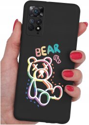 krainaGSM ETUI do Xiaomi Redmi Note 11 Pro | WZORY | SILIKONOWE MATT CASE + SZKŁO 9H