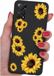 krainaGSM ETUI do Xiaomi Redmi Note 11 Pro | WZORY | SILIKONOWE MATT CASE + SZKŁO 9H