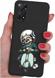 krainaGSM ETUI do Xiaomi Redmi Note 11 Pro | WZORY | SILIKONOWE MATT CASE + SZKŁO 9H