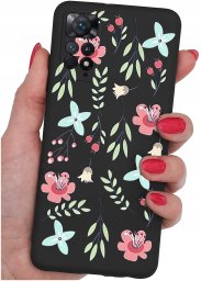 krainaGSM ETUI do Xiaomi Redmi Note 11 Pro | WZORY | SILIKONOWE MATT CASE + SZKŁO 9H