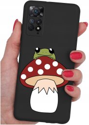 krainaGSM ETUI do Xiaomi Redmi Note 11 Pro | WZORY | SILIKONOWE MATT CASE + SZKŁO 9H