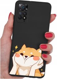 krainaGSM ETUI do Xiaomi Redmi Note 11 Pro SILIKONOWE MATT CASE + SZKŁO 9H