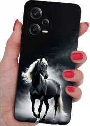 ETUI do Xiaomi Redmi Note 12 5G |Poco X5 5G | WZORY | SILIKONOWE MATT SZKŁO