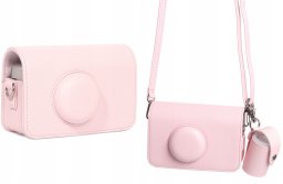 Pokrowiec LoveInstant Futerał Etui Pokrowiec na Aparat + Kliszę do Kodak EKTAR H35 / H35N / ULTRA F9 / Różowy