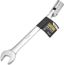 Klucz płasko-nasadowy z przegubem 21mm