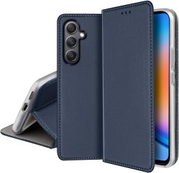 ETUI SKÓRZANE do Samsung Galaxy S24 FE MAGNETYCZNE BOOK CASE TOKRA SZKŁO 9H