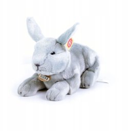 Rappa - Pluszowa realistyczna maskotka Królik 33 cm