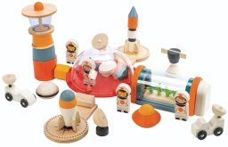 Tender Toys Stacja kosmiczna drewniana Życie na Marsie