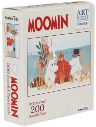 Barbo Toys Puzzle artystyczne Muminki czerwone 200el