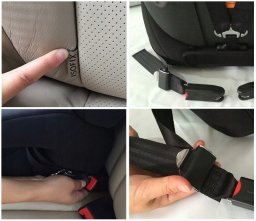 Tectake UNIWERSALNY PAS MOCOWANIE ISOFIX BEZPIECZEŃSTWA