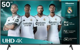 Hisense UHD Smart TV | 50A6Q | 50" | Smart TV | VIDAA OS | UHD | Juodas
