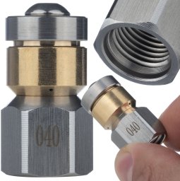 Rosfix OBROTOWA DYSZA GŁOWICA DO CZYSZCZENIA KANALIZACJI 1/4 350BAR DO KARCHER HQ