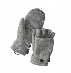 Rękawiczki polarowe Patagonia Better Sweater Gloves - birch white, rozmiar: S