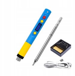 LUTOWNICA ELEKTRONICZNA PRECYZYJNA 65W LCD USB-C REGULACJA 500C PD TYP T65