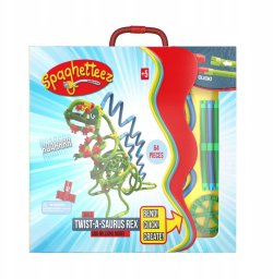 Patyczki konstrukcyjne miękkie tyranozaur 64el