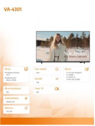 ag neovo Monitor wielkoformatowy VA-4301 CZARNY 350cd/m2 1200:1 16/7