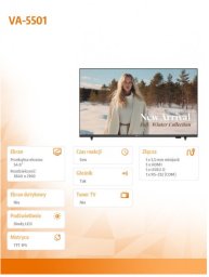 ag neovo Monitor wielkoformatowy VA-5501 CZARNY 350cd/m2 1200:1 16/7 UHD