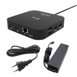 Stacja/replikator I-TEC USB-C Dual HDMI + Ładowarka 100W (C31DUALHDMIDPD100)