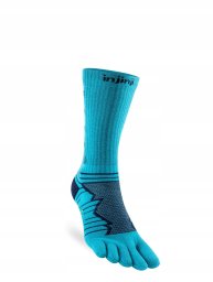 Skarpety biegowe Injinji Ultra Run Crew - pacific blue rozmiar: s