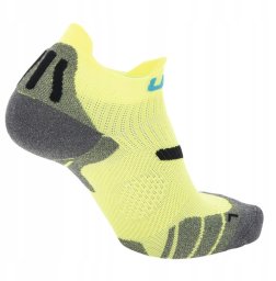 Skarpety biegowe UYN Run 2in Socks - yellow fluo/black