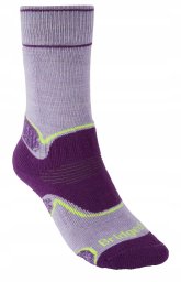 Skarpety damskie Bridgedale Hike MW Merino Perf B Patrn - lilac/purple rozmiar: 35_37
