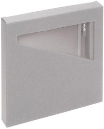 Notes A6 z długopisem szary w pudełku