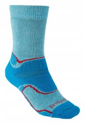 Skarpety Bridgedale Hike MW Merino Perfo Boot Pattern - blue rozmiar: 40_43