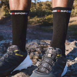 Skarpety biegowe Compressport Pro Racing Socks v4.0 Trail - black