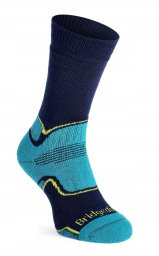 Skarpety Bridgedale Hike MW Merino Perfo Boot Pattern - petrol/navy rozmiar: 36_39