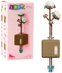 Klocki Konstrukcyjne Gałązka Kwiat Bawełny W Fiolce 392 el. LEAN Toys