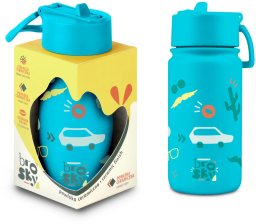 Brosky O. Jasnoniebieski bidon termiczny na wodę 450 ml