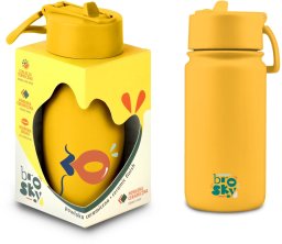 Brosky O. Żółty bidon termiczny na wodę 450 ml