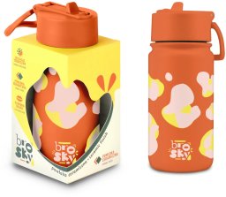Brosky Wild Ceglasty bidon na wodę z nadrukiem 450 ml