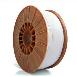 3D plastikas ABS+ balta 1.75mm 1kg Rosa3D