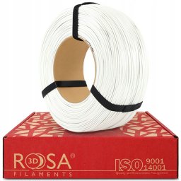 ROSA3D 3D plastik ASA biały 1.75mm 1kg opakowanie uzupełniające Rosa3D
