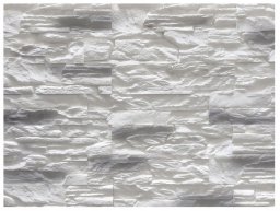 Stegu Płytka gipsowa dekoracyjna ścienna 379,2cm 0,4m2 Biel i szarość, imitacja kamienia